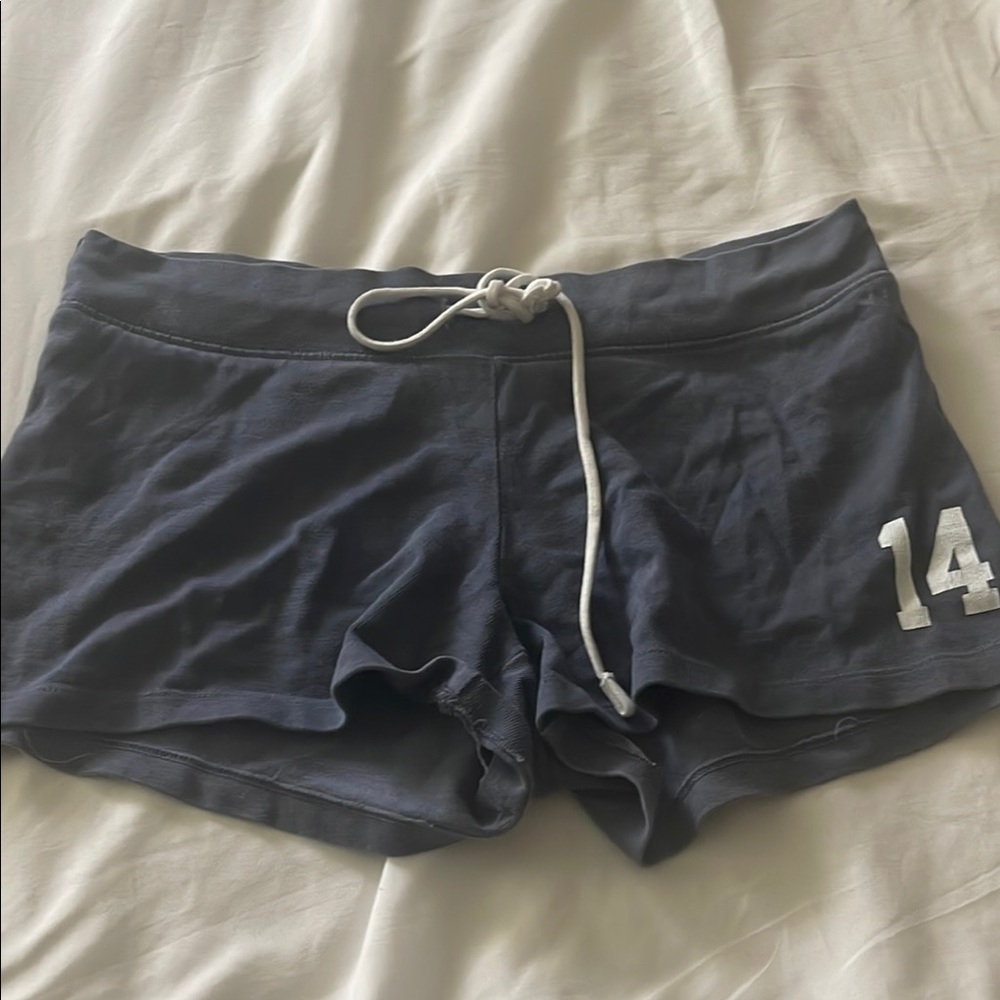 Brandy Melville Blue Athletic Shorts with Drawstring